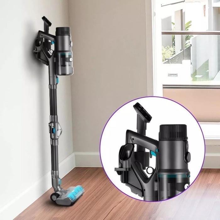 Пылесос Kitfort КТ-5158, вертикальный, беспроводной, 350 Вт, сухая/влажная уборка, 0.6 л