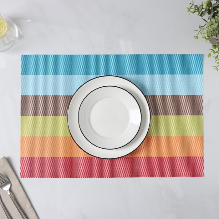 Салфетка сервировочная на стол «Оттенки августа», 45×30 см