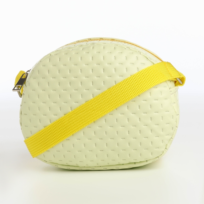 Сумка детская для девочки на молнии, цвет лимонный Сумка детская для девочки на молнии, цвет лимонный