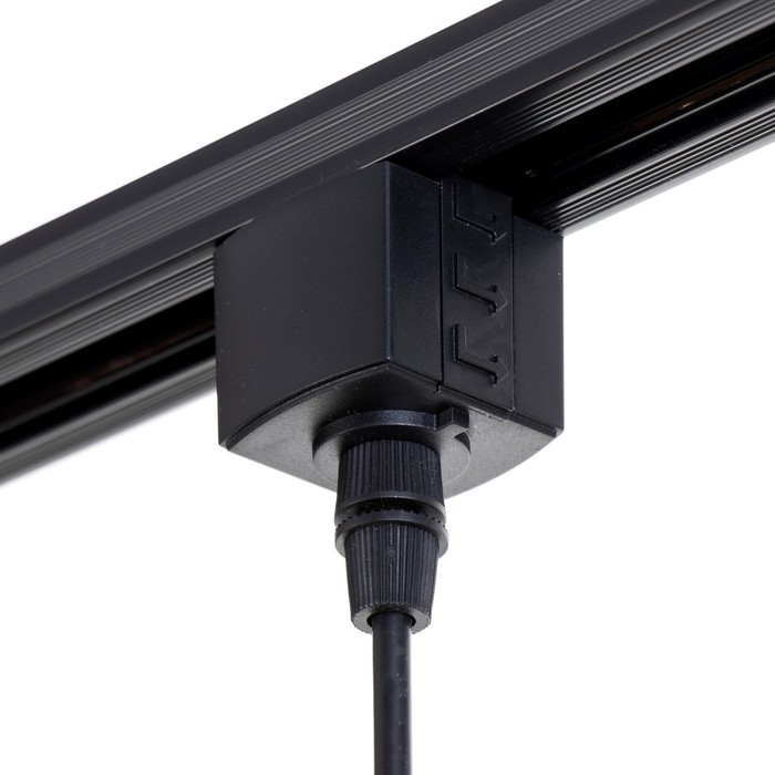 Светильник трековый Светильник трековый "Сатус" Е27 40Вт черный 10х10х26-126см