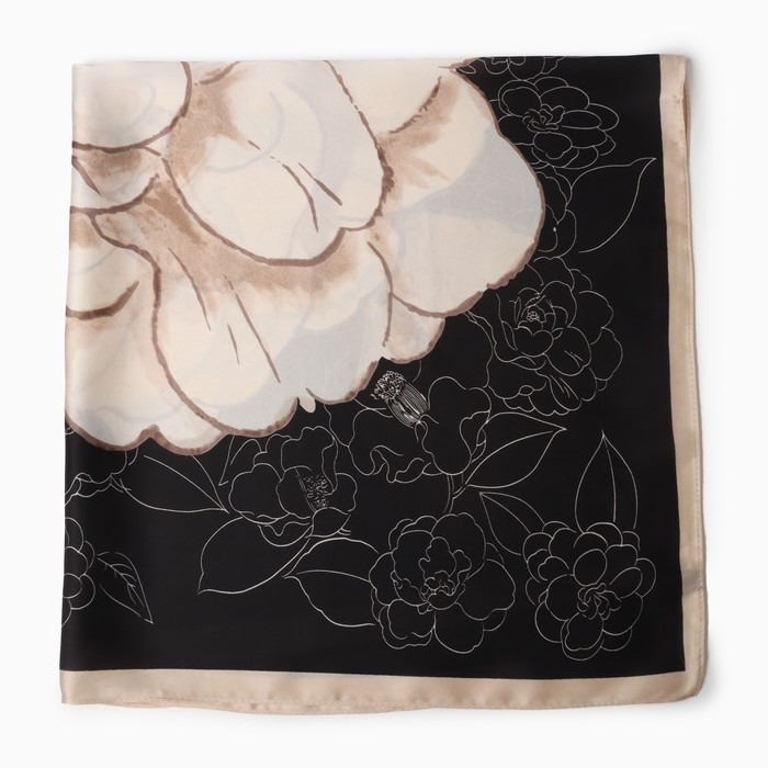 Платок женский MINAKU р-р 70*70 см, цв. бежевый Платок женский MINAKU р-р 70*70 см, цв. бежевый