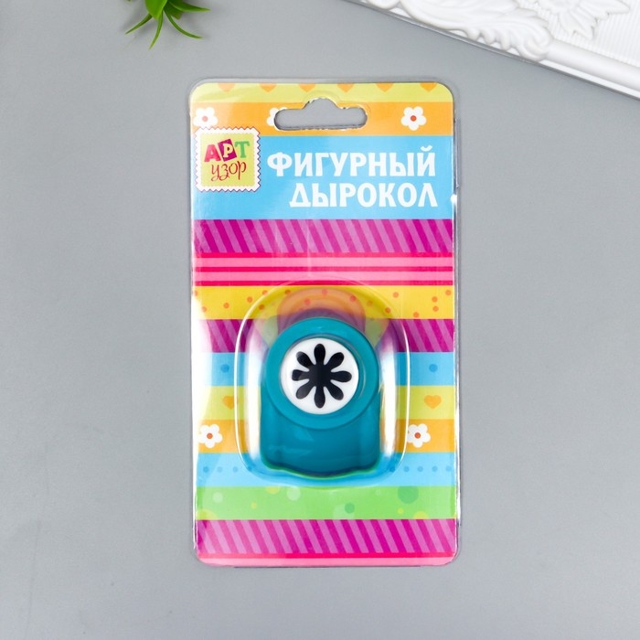 Дырокол фигурный Дырокол фигурный "Ромашка" d=1,5 см 3,5х4х4 см МИКС