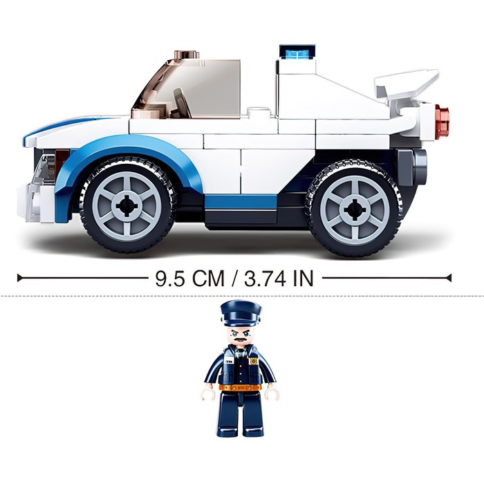 Конструктор Полиция «Патруль», 90 деталей Конструктор Полиция «Патруль», 90 деталей