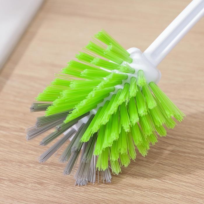 Щётка для посуды Доляна Green day, двойная, 29 см Щётка для посуды Доляна Green day, двойная, 29 см