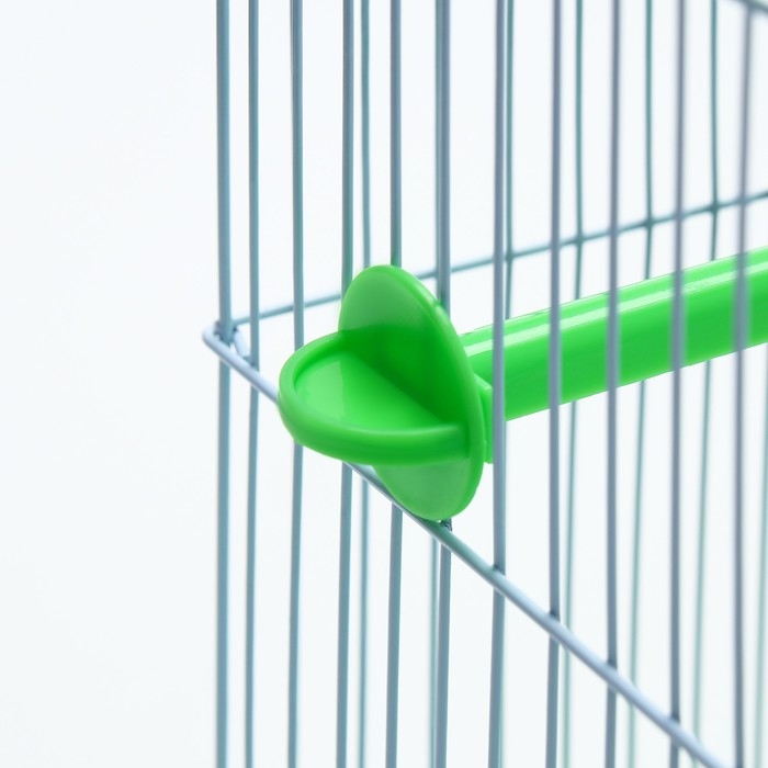 Клетка для птиц укомплектованная Bd-1/4f, 30 х 23 х 39 см, зелёная Клетка для птиц укомплектованная Bd-1/4f, 30 х 23 х 39 см, зелёная