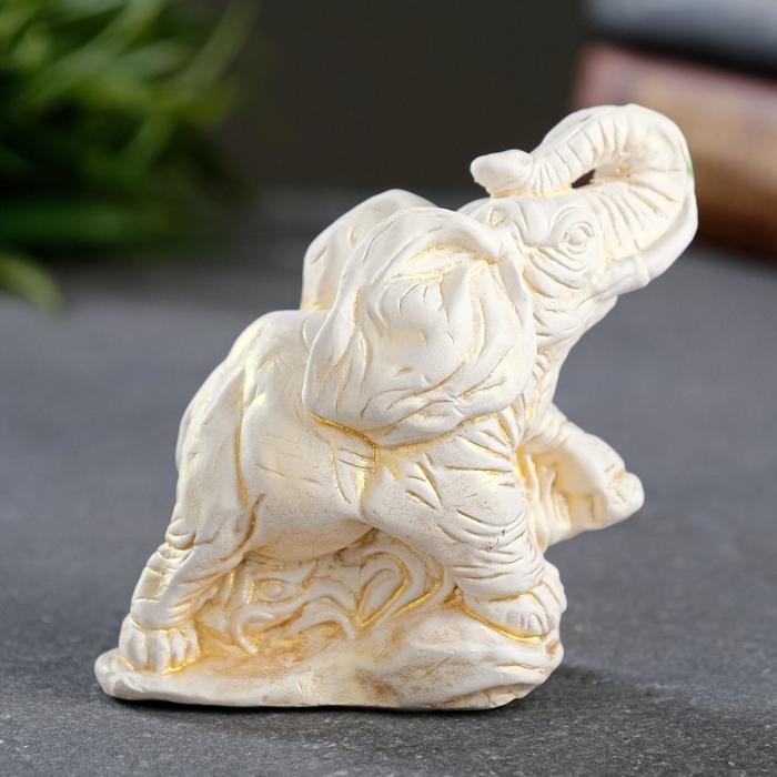 Фигура Фигура "Слон" позолота, 8х8х5см