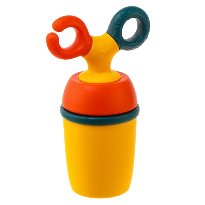 Ниблер для прикорма, с силиконовой сеточкой, вращающийся поршень, цвет МИКС Ниблер для прикорма, с силиконовой сеточкой, вращающийся поршень, цвет МИКС