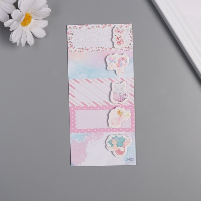 Наклейка с объёмным элементом Наклейка с объёмным элементом "Для девчонок" 7х15,2 см