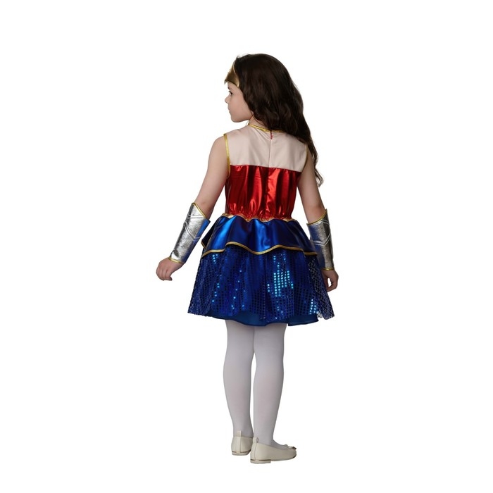 Карнавальный костюм  Карнавальный костюм "Чудо-женщина" Премиум Warner Brothers р.116-60