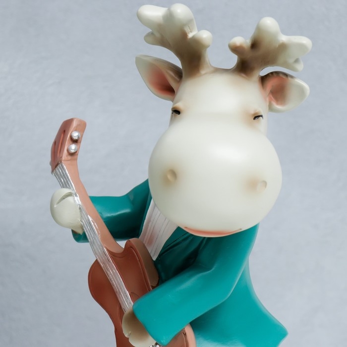 Сувенир полистоун Сувенир полистоун "Бременские музыканты. Лосик-гитарист" 30х14,5х16,5 см