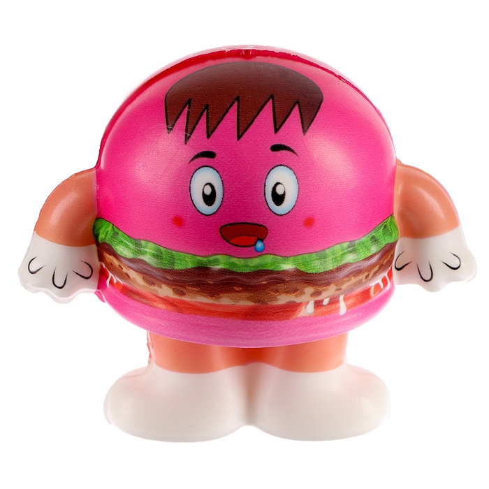 Мялка сквиши Мялка сквиши "Бургер", виды МИКС