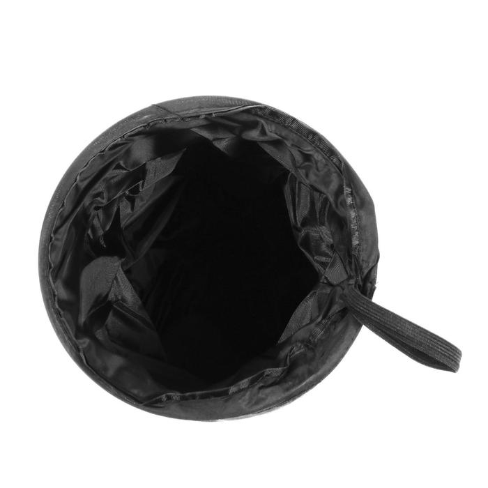 Складное ведро под мусор в салон автомобиля, 4 л, черный Складное ведро под мусор в салон автомобиля, 4 л, черный