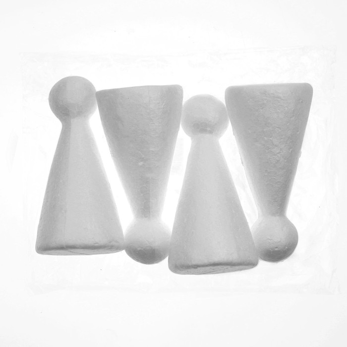 Новый год! Основа для творчества и декорирования «Колпак», набор 4 шт., размер 1 шт. — 13 × 6 × 6 см Новый год! Основа для творчества и декорирования «Колпак», набор 4 шт., размер 1 шт. — 13 × 6 × 6 см