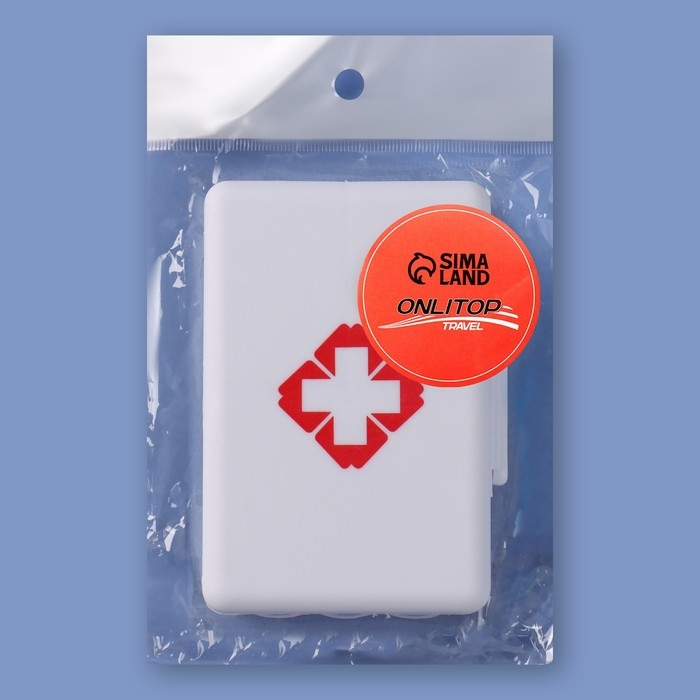 Таблетница «Быстрая аптечка», 9 × 6 × 2,5 см, 7 секций, цвет белый Таблетница «Быстрая аптечка», 9 × 6 × 2,5 см, 7 секций, цвет белый