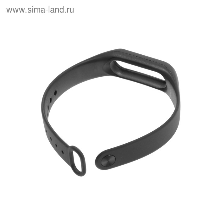 Ремешок для фитнес-браслета Mi Band 2 Luazon, черный Ремешок для фитнес-браслета Mi Band 2 Luazon, черный