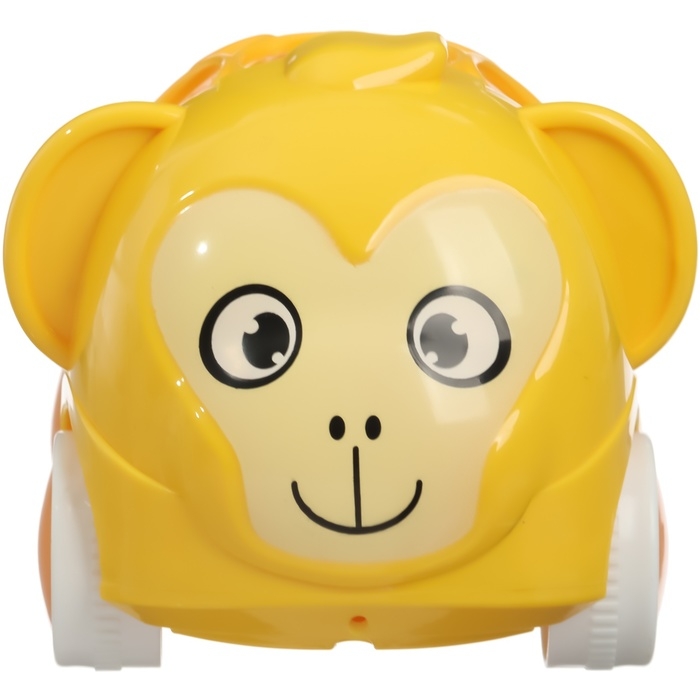 Машинка - погремушка «Обезьянка», с эластичными элементами, Крошка Я Машинка - погремушка «Обезьянка», с эластичными элементами, Крошка Я