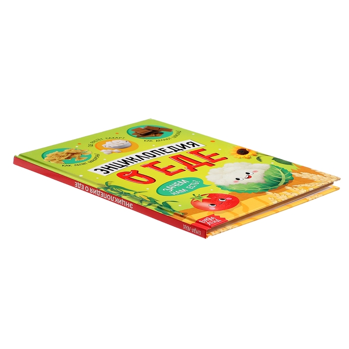 Книга в твёрдом переплёте «Энциклопедия о еде» Книга в твёрдом переплёте «Энциклопедия о еде»