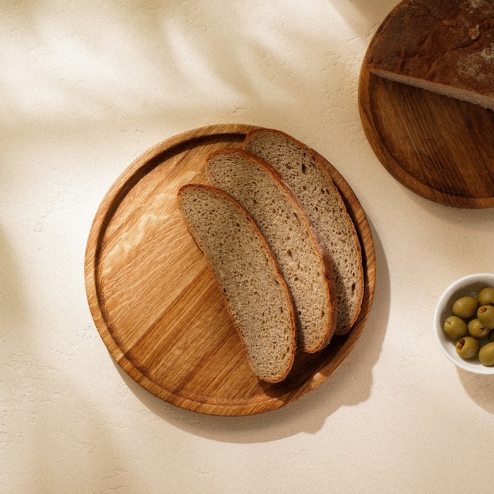 Доска для пиццы из дуба Sima-Land Home «Доливия», d=25 см Доска для пиццы из дуба Sima-Land Home «Доливия», d=25 см