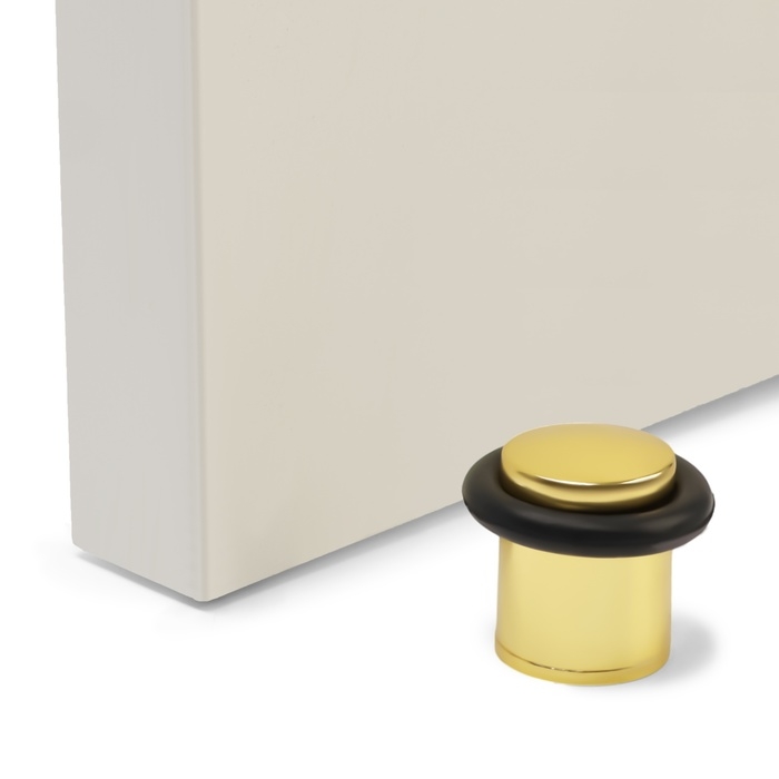 Упор дверной U302GP, d=27 мм, h=40 мм, цвет золото Упор дверной U302GP, d=27 мм, h=40 мм, цвет золото