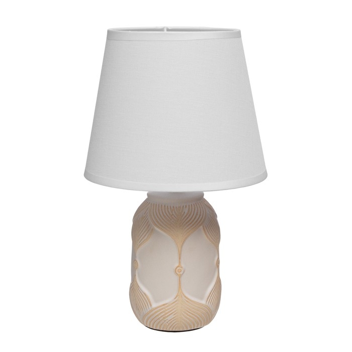 Настольная лампа Настольная лампа "Анфия" Е14 40Вт белый 20х20х32 см