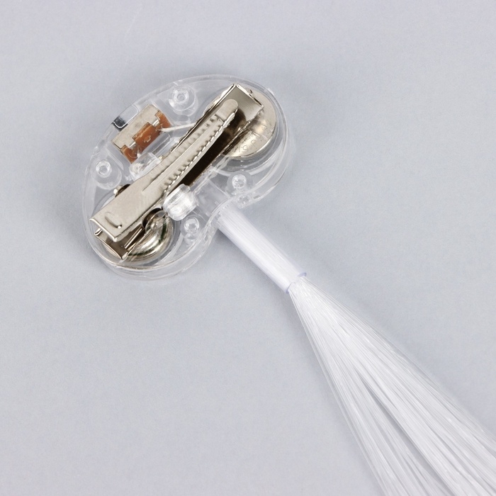 Прядь для волос на заколке, светящиеся, 3,5 х 33 см Прядь для волос на заколке, светящиеся, 3,5 х 33 см