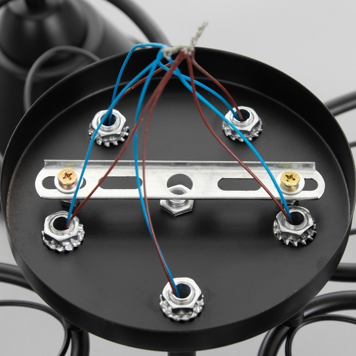 Люстра Люстра "Эдмас" 5хЕ27 40Вт черный 60х60х22 см BayerLux