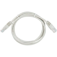 Патч-корд BigTech OPCC002 UTP CCA кат.5e/1м/литой/многожильный (серый)