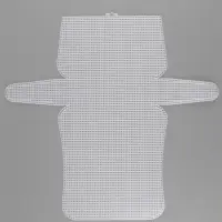 Канва-основа для вышивания сумки, пластиковая, 45&times;47 см, 2&times;2 мм, белая