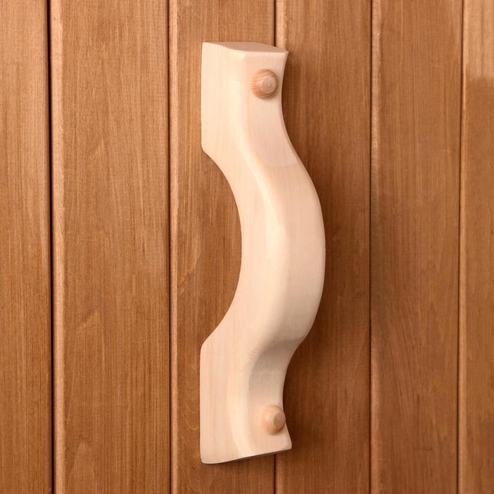 Ручка «Мостик» с заглушками, осина Ручка «Мостик» с заглушками, осина