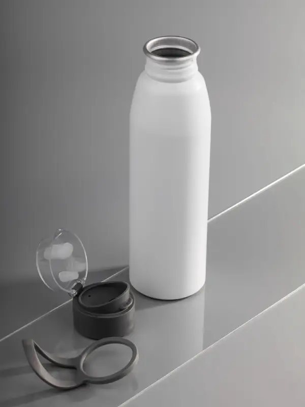 Бутылка для воды Billy Gym, матовая белая Бутылка для воды Billy Gym, матовая белая