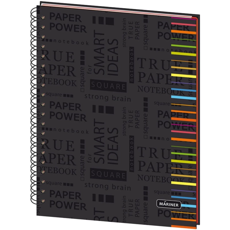 Бизнес-тетрадь Wisdom 9 А4,120л,200х274, 3 разд, клетка, диз 4, 0009