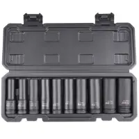 Набор головок торцевых ударных глубоких 1/2"DR (10 - 22 мм) (10 предметов) AVS NG12-10ID