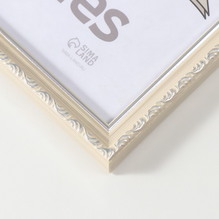 Фоторамка пластик Фоторамка пластик "Модерн" 30х40 см, бежевый