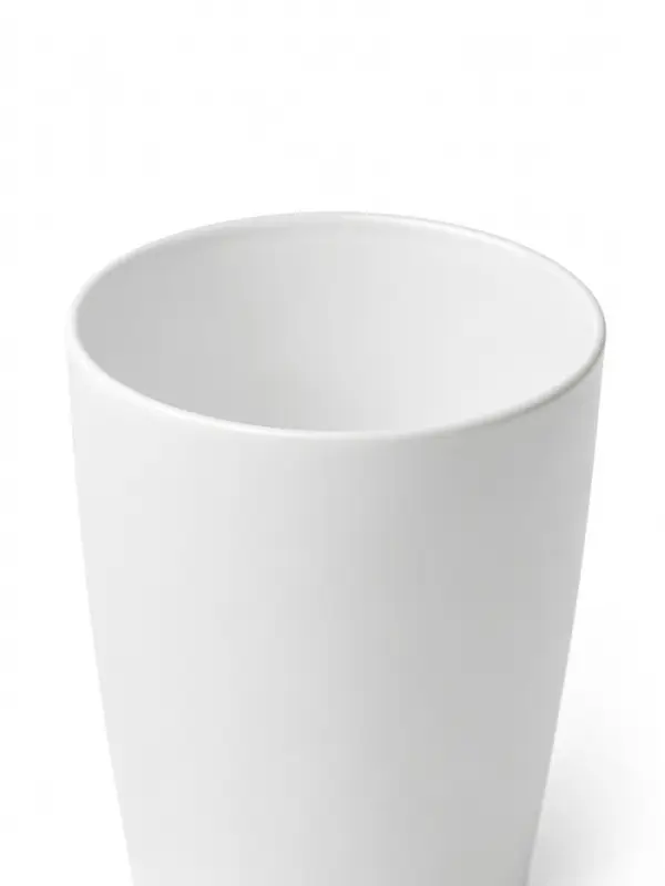 Стакан для зубных щёток Aqua, пластик, белый