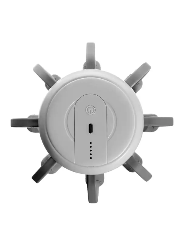 Массажер для головы LEM-32, электрический, мурашка, вибрационный, АКБ, белый