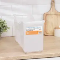 Контейнер для хранения Альт-Пласт, 10 л, пластик, 46&times;16&times;23.5 см, на колесиках, прозрачный