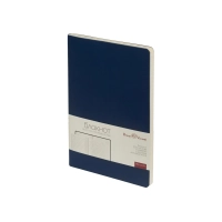 Блокнот А5 100л Bruno Visconti MEGAPOLIS FLEX VELVET темно-синий 3-526/18