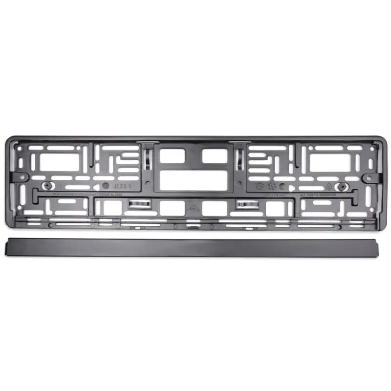 Рамка под номерной знак (чёрная) AVS RN-15