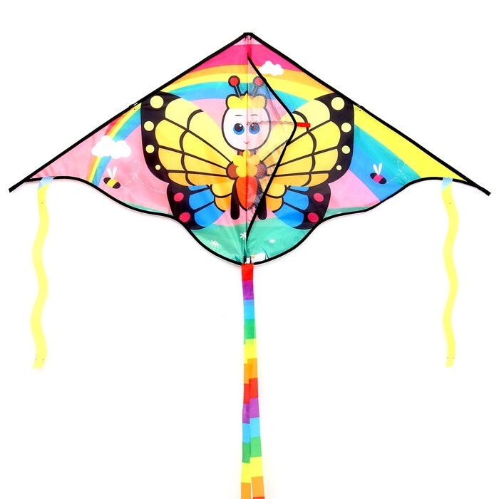 Воздушный змей «Бабочка» с леской Воздушный змей «Бабочка» с леской