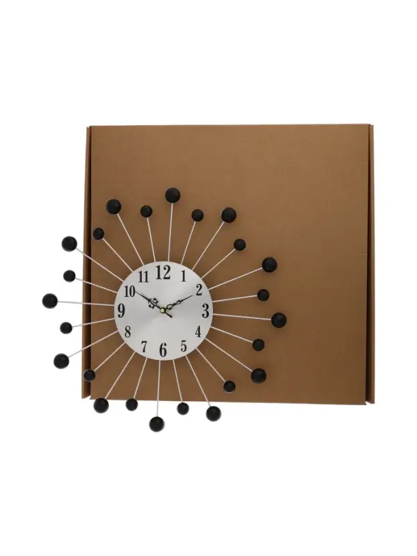 Часы настенные интерьерные &laquo;Лучики&raquo;, серия: Ажур, бесшумные, плавный ход, d=34 см, циферблат 12 см