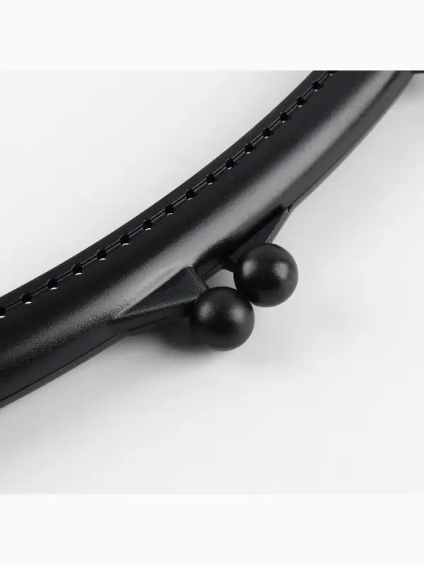 Фермуар пришивной, 21&times;10 см, чёрный