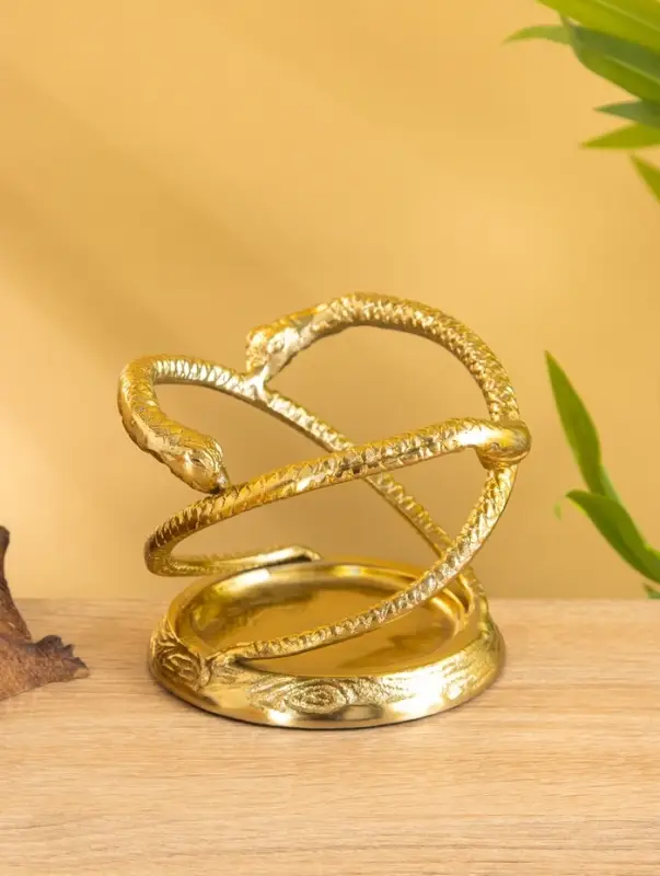 Подставка для бутылки «Змей искуситель», 10.5×10.5×15 см, алюминий Подставка для бутылки «Змей искуситель», 10.5×10.5×15 см, алюминий