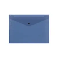 Папка-конверт на кнопке А4, 160 мкм, ErichKrause Glossy Classic, глянцевая, полупрозрачная, микс