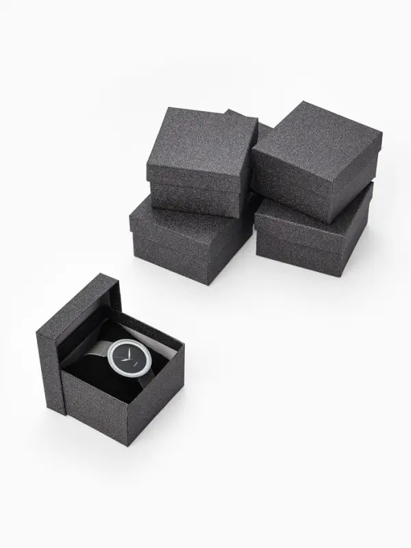 Набор коробочек подарочных 6 шт. под браслет/часы &laquo;Блеск&raquo;, 9&times;9, цвет чёрный (7892894)