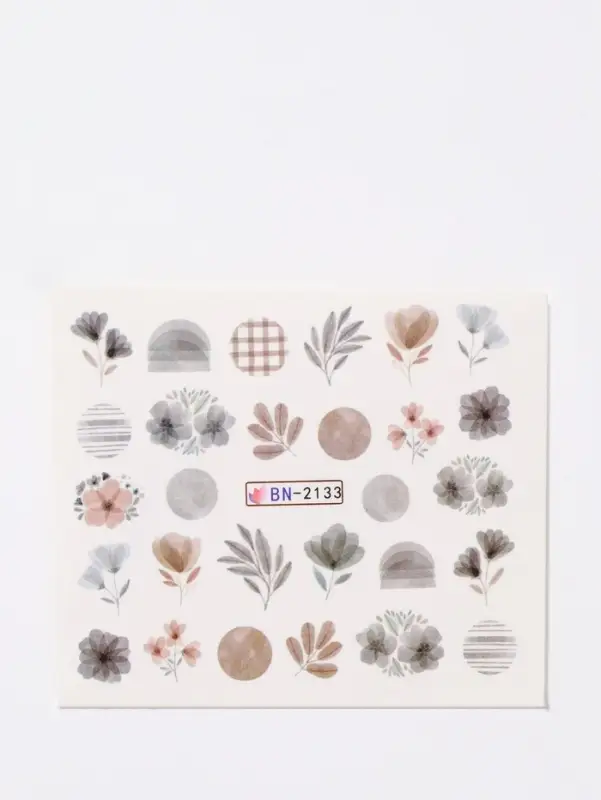 Слайдеры для ногтей «Осенний день», коричневые Слайдеры для ногтей «Осенний день», коричневые