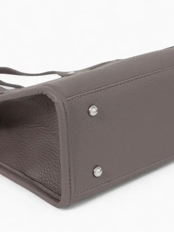 Сумка женская тоут TEXTURA на молнии, с кошельком, 30&times;10&times;24 см, тёмно-серый