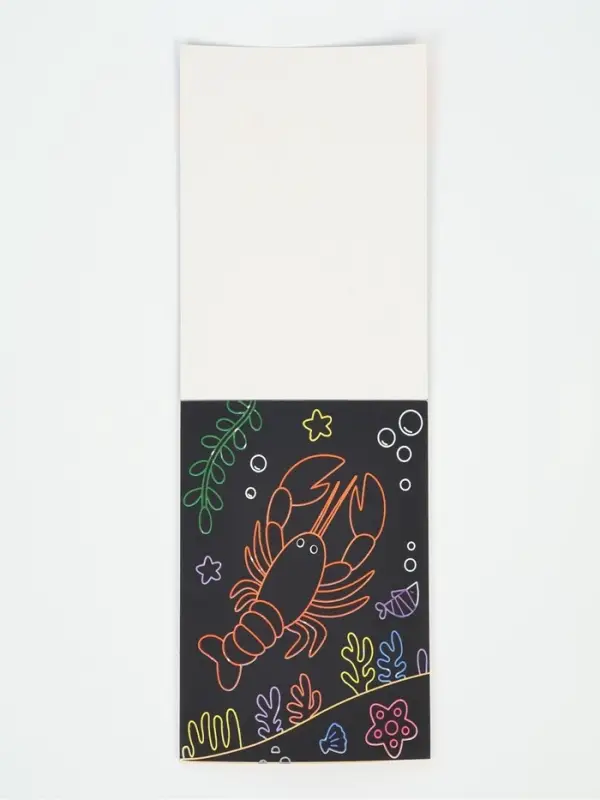Гравюра - блокнот &laquo;Подводный мир&raquo;, 13&times;18 см, 8 л.