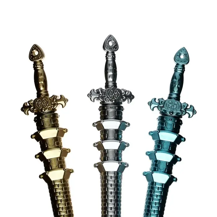 Ручка - прикол гелевая «Рыцарский меч», МИКС