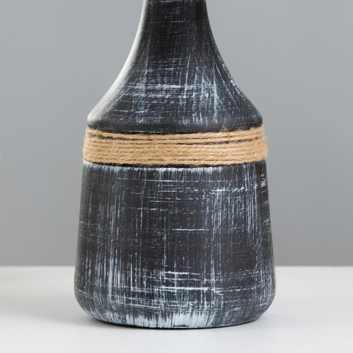 Настольная лампа Настольная лампа "Вейез" 1хE14 черный 22х22х37 см RISALUX