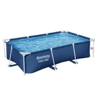 Бассейн каркасный Steel Pro, 259&times;170&times;61 см, прямоугольный, 56403 Bestway